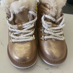 New Gold child boots